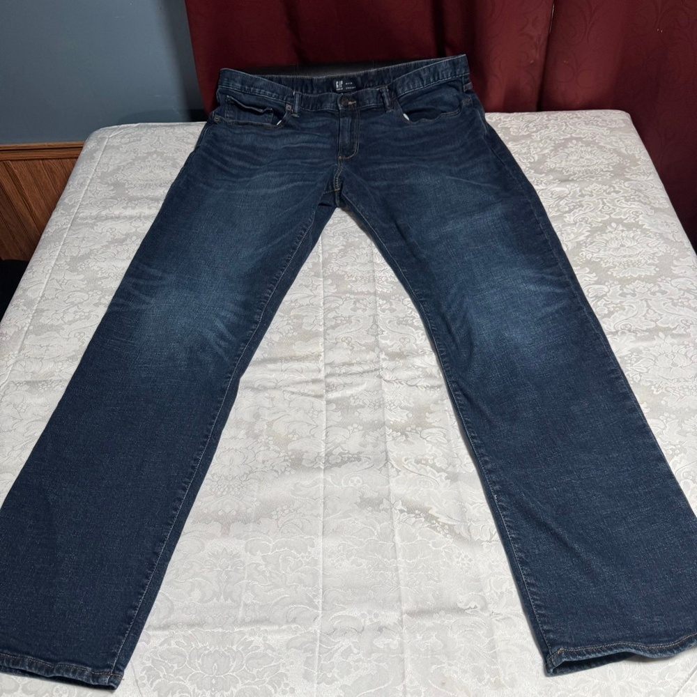 Men's GAP Blue Straight Jeans Waist 40x34